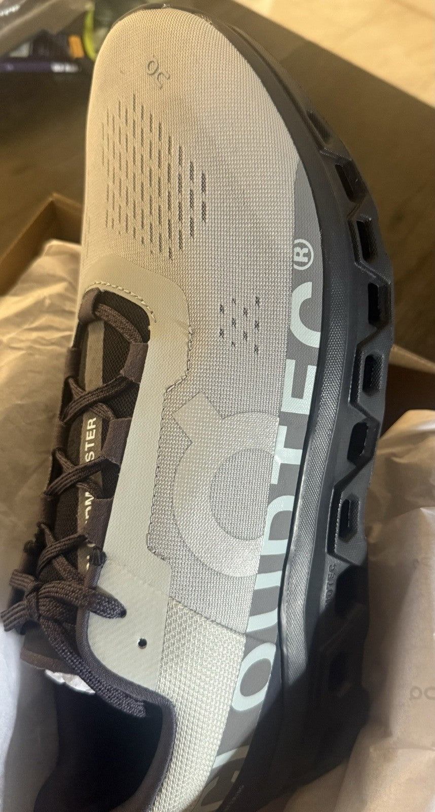 Size 14 - Cloudmonster Glacier Black