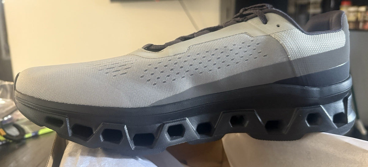 Size 14 - Cloudmonster Glacier Black