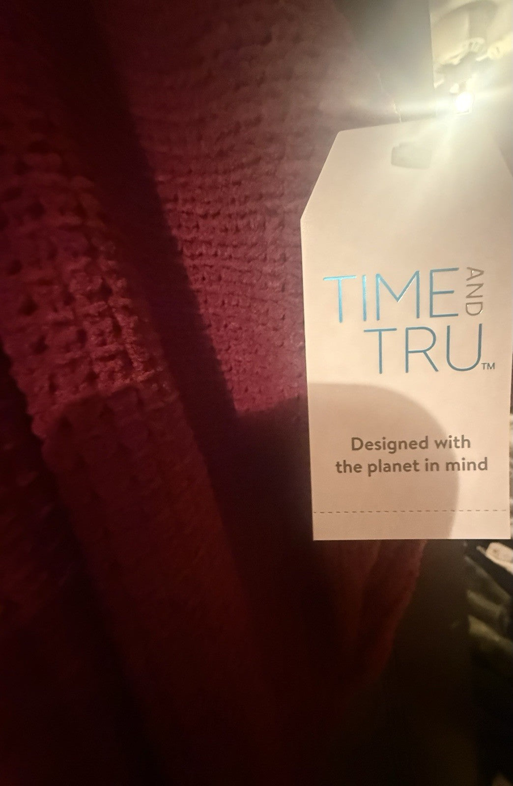 Time and Tru Women's Open Front Cardigan Sweater Black Soot Size XL.