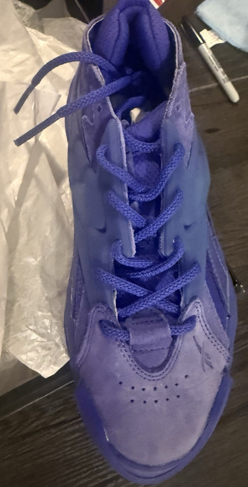 Size 6 - Cardi B x Reebok Club C V2 Ultima Purple W