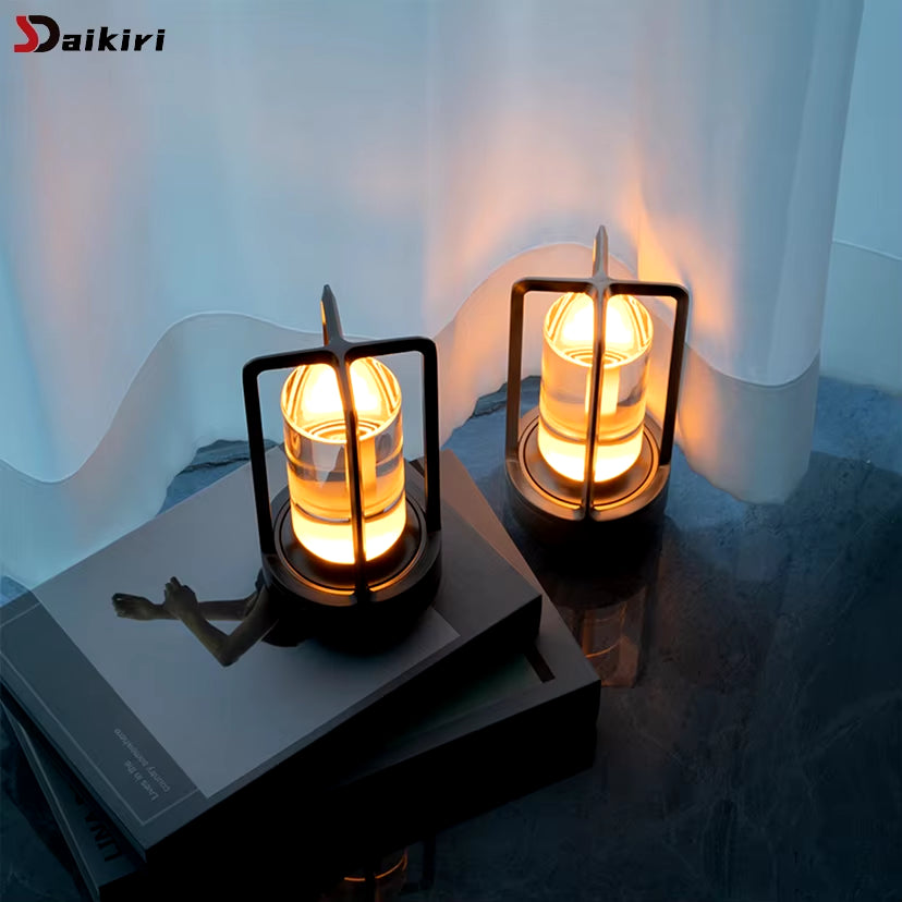 LumiCrystal™ Rechargeable Touch Lamp – Elegant LED Crystal Light for Home, Camping & Decor