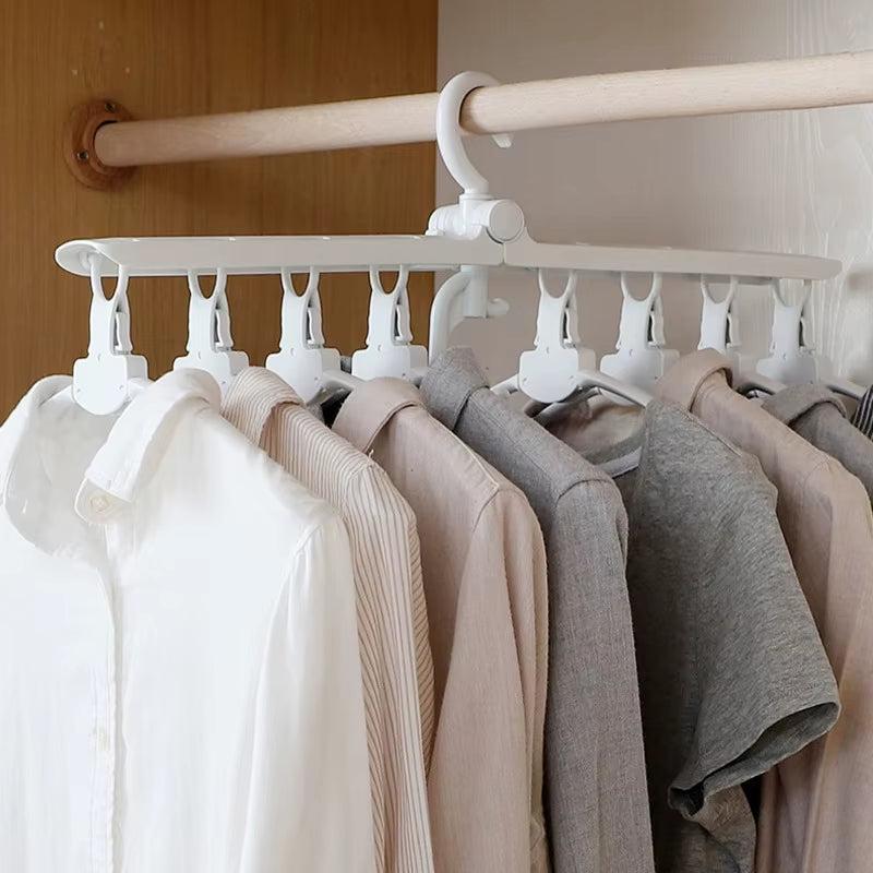 MagicFold™ 360° Rotating Hanger – Dry, Store & Save Space Like Never Before!