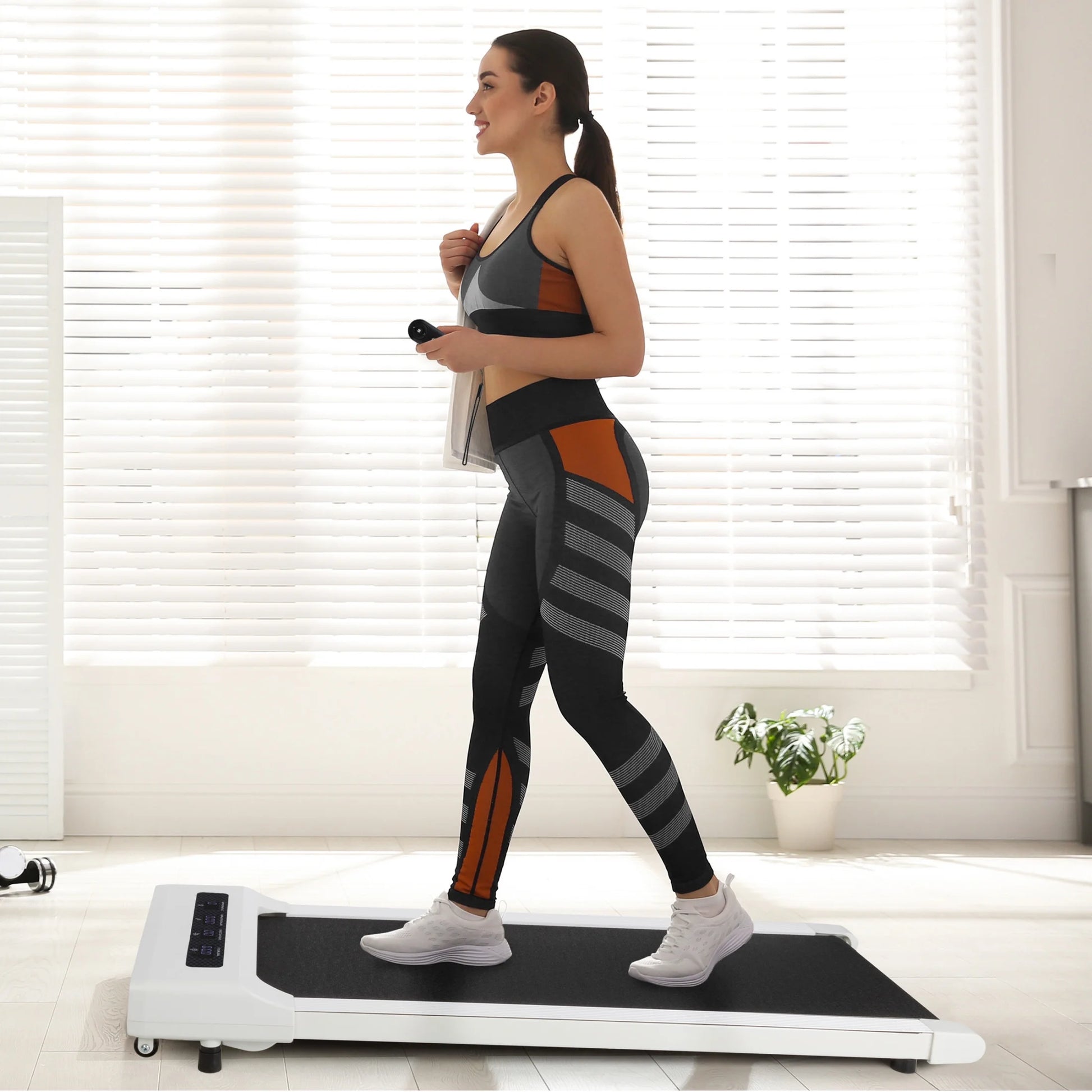 Walking Pad - Portable under Desk Treadmill, White