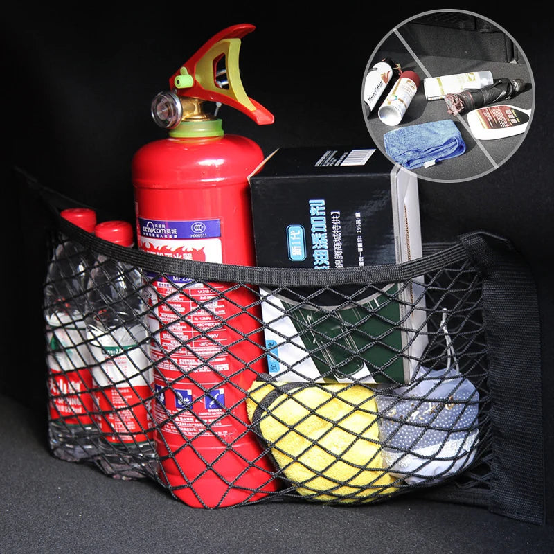 Car Trunk Organizer - Mesh Storage Bag
