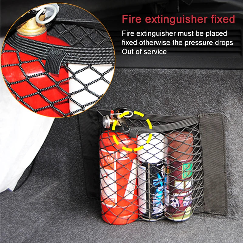 Car Trunk Organizer - Mesh Storage Bag