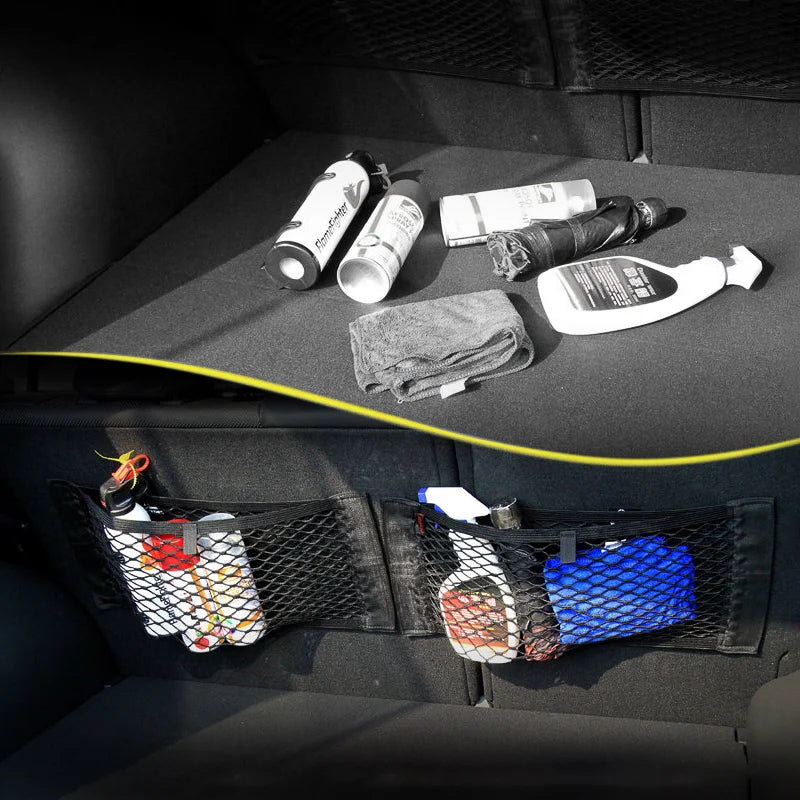 Car Trunk Organizer - Mesh Storage Bag