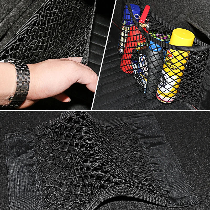 Car Trunk Organizer - Mesh Storage Bag