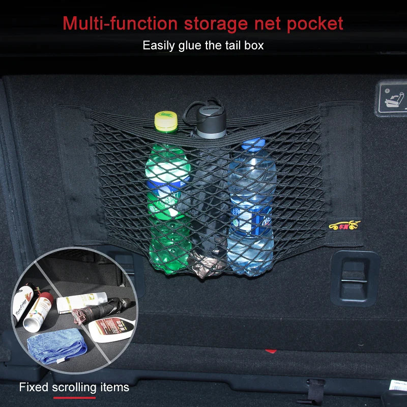 Car Trunk Organizer - Mesh Storage Bag