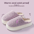 Warm Plush Cotton Slippers for Women