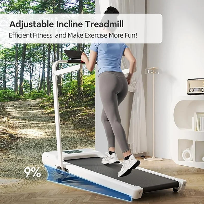 Under-Desk Walking Pad with Incline