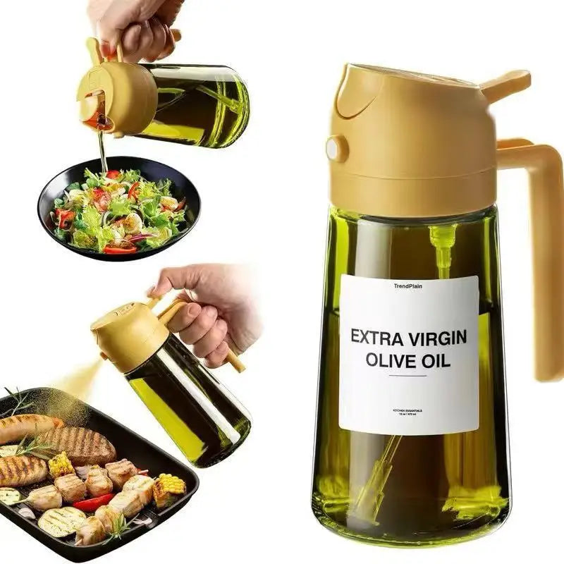 16oz Olive Oil Sprayer Bottle - Light-Blocking Dark Glass