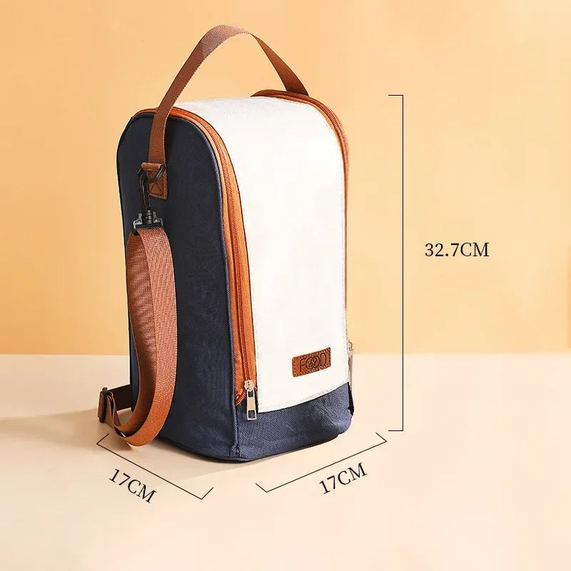 Insulated Stainless Steel Lunch Box - Multi-Layer with Microwave Heating
