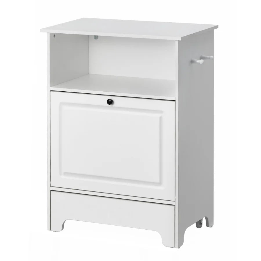 Elevated Dog Bowls & Toy Storage Cabinet