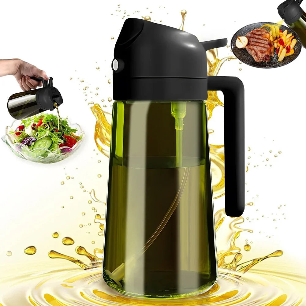 16oz Olive Oil Sprayer Bottle - Light-Blocking Dark Glass