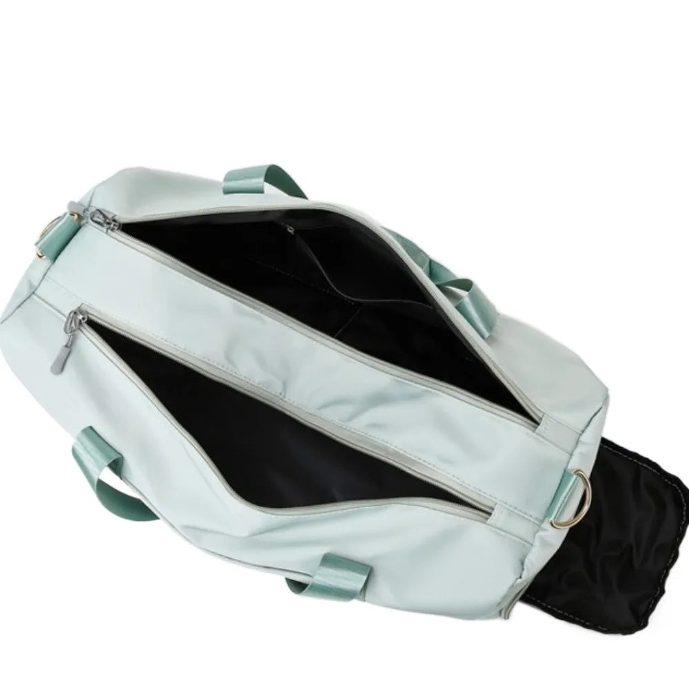 Oxford Nylon Duffle Bag with Shoe Compartment