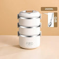 Insulated Stainless Steel Lunch Box - Multi-Layer with Microwave Heating