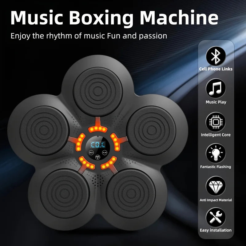 Intelligent Music Boxing Target - Electronic Machine for Home Training