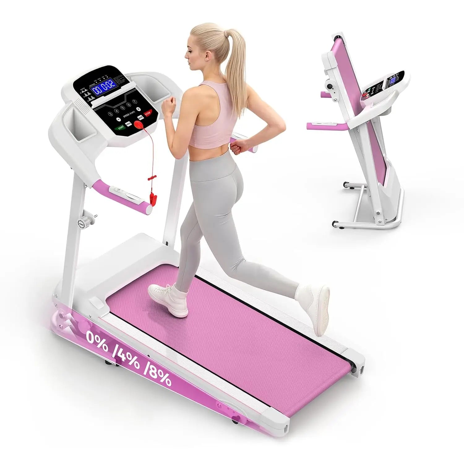 2.5HP Folding Treadmill with Incline