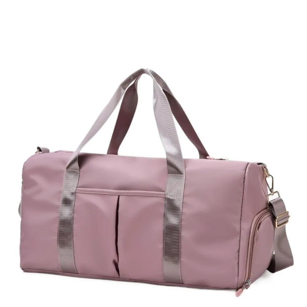 Oxford Nylon Duffle Bag with Shoe Compartment