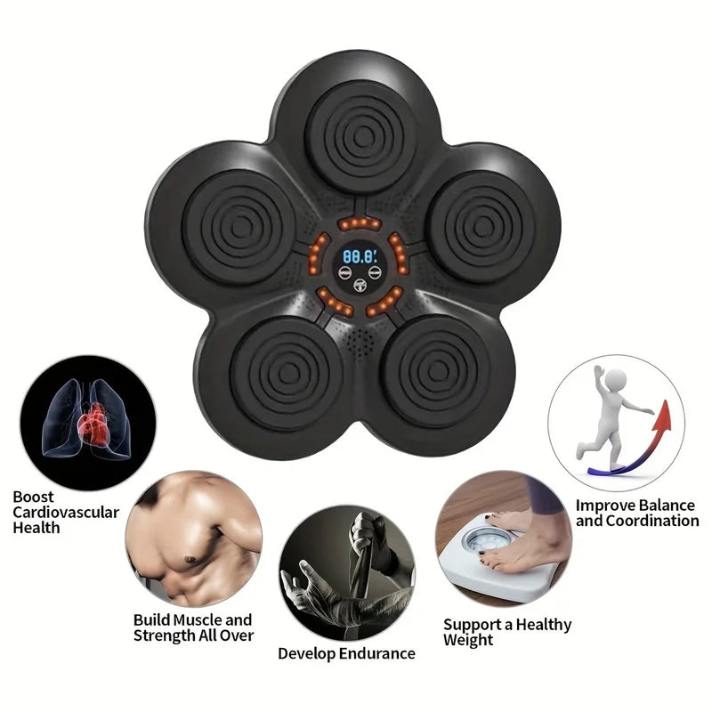 Intelligent Music Boxing Target - Electronic Machine for Home Training