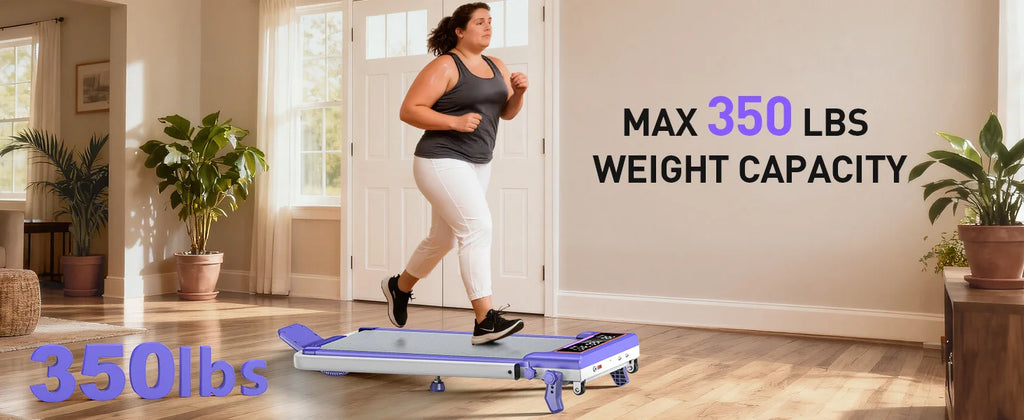 Folding Walking Pad with Incline & RGB Light
