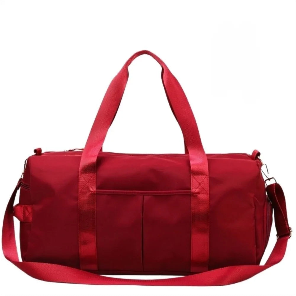 Oxford Nylon Duffle Bag with Shoe Compartment