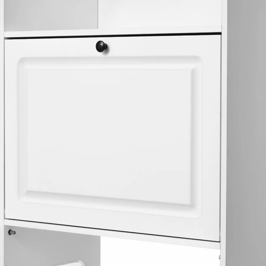 Elevated Dog Bowls & Toy Storage Cabinet