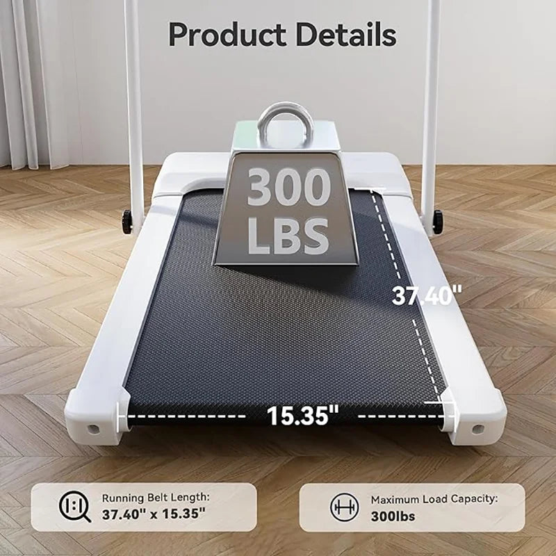 Under-Desk Walking Pad with Incline