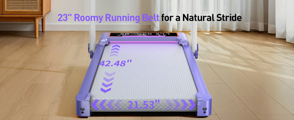 Folding Walking Pad with Incline & RGB Light