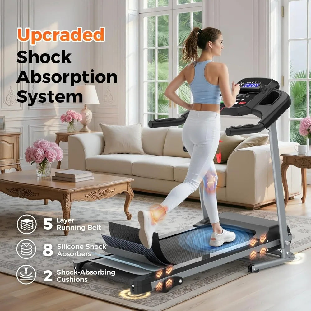 2.5HP Folding Treadmill with Incline