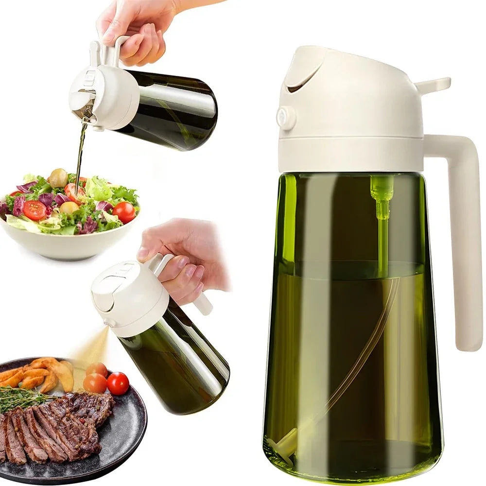 16oz Olive Oil Sprayer Bottle - Light-Blocking Dark Glass