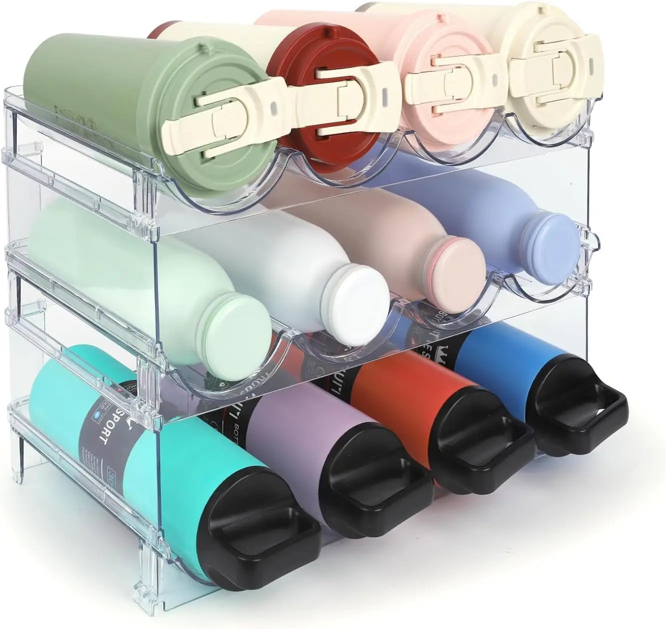 3-Pack Stackable Bottle Organizer - For Stanley & Yeti