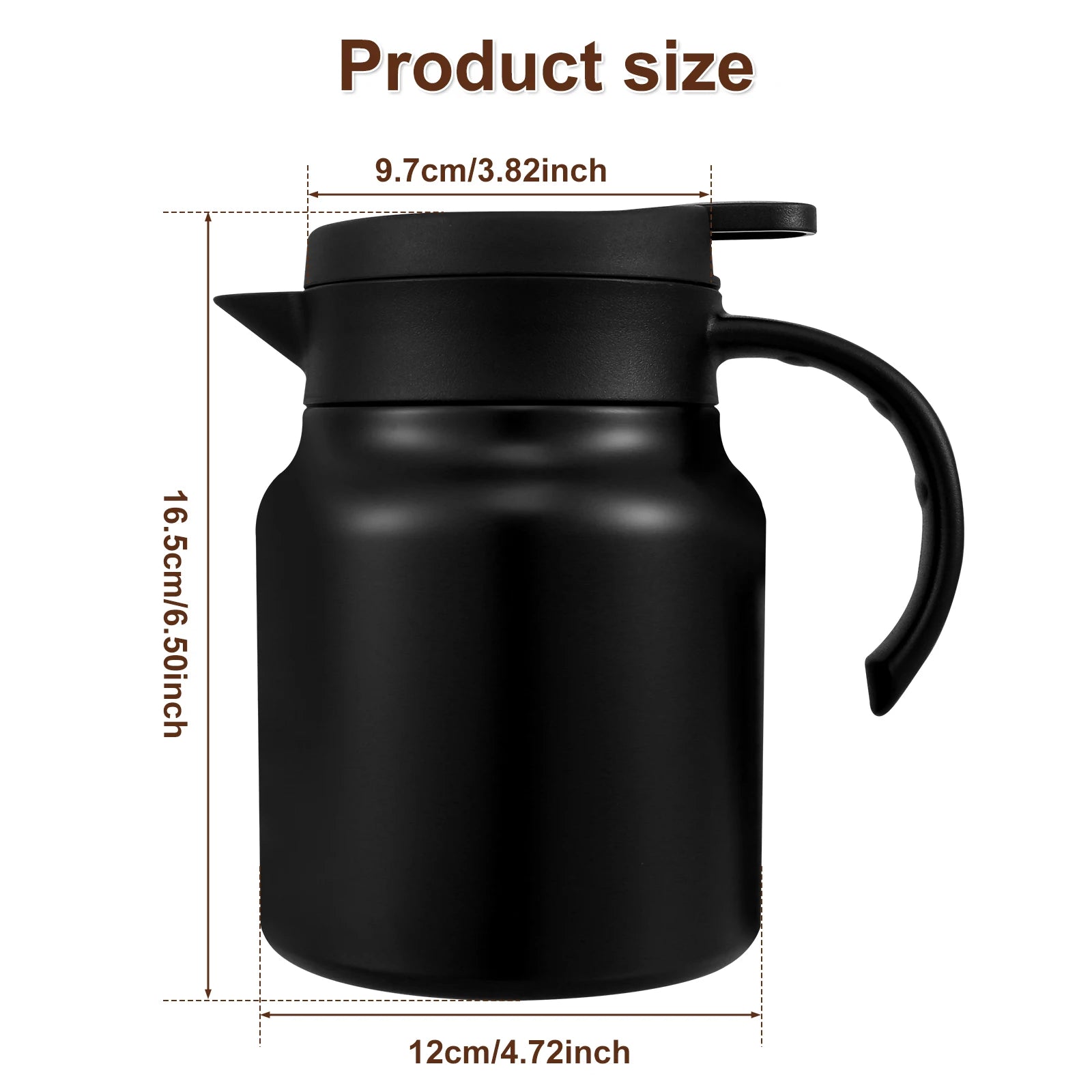 Vintage Floral Tea Thermos - Stainless Steel with Tea Infuser