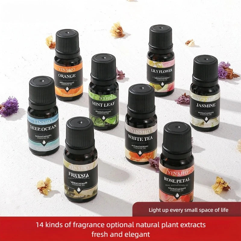 17-Piece Essential Oil Set - 10ml Water-Soluble for Aroma Diffuser