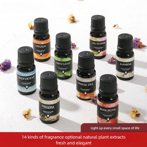 17-Piece Essential Oil Set - 10ml Water-Soluble for Aroma Diffuser