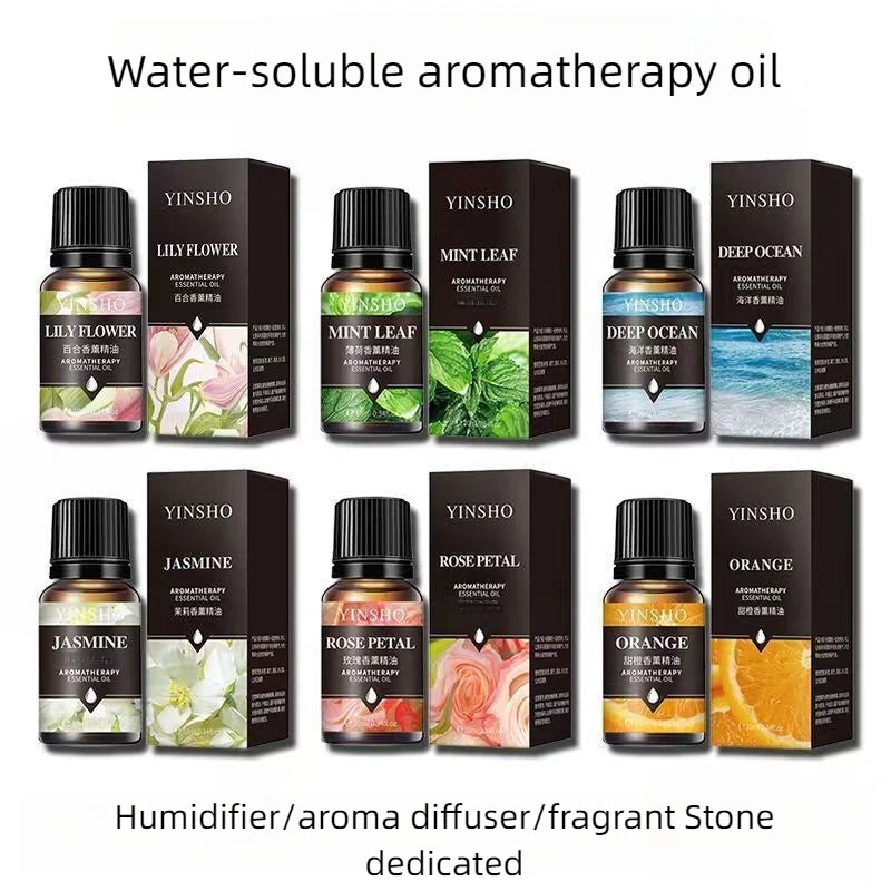 17-Piece Essential Oil Set - 10ml Water-Soluble for Aroma Diffuser