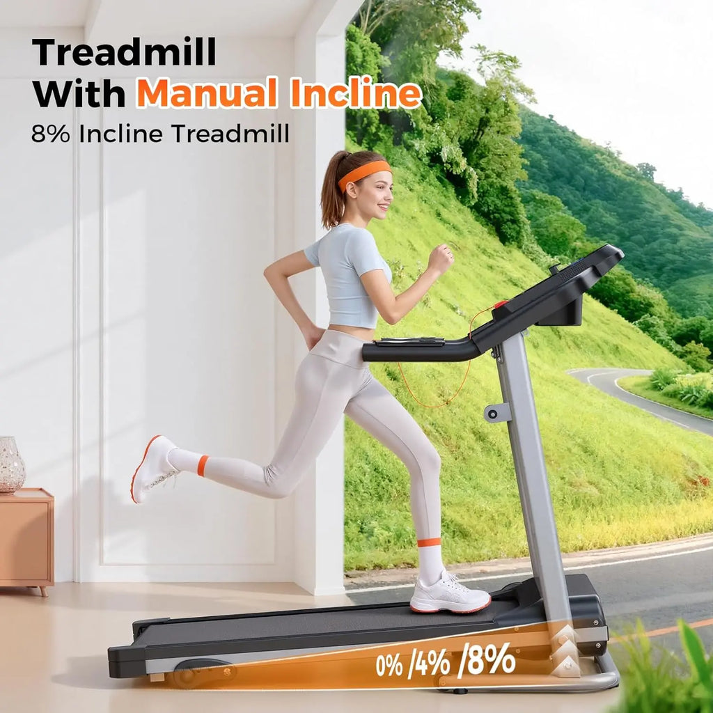 2.5HP Folding Treadmill with Incline