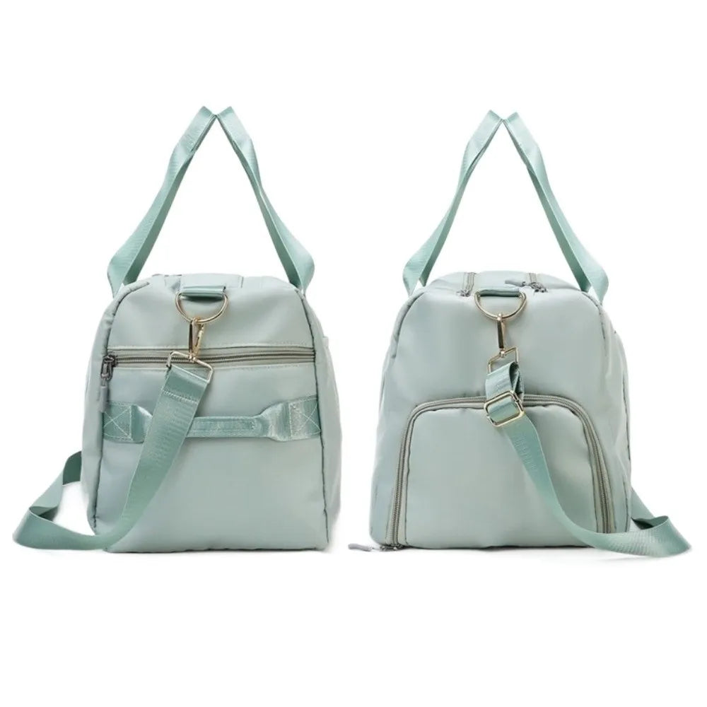Oxford Nylon Duffle Bag with Shoe Compartment