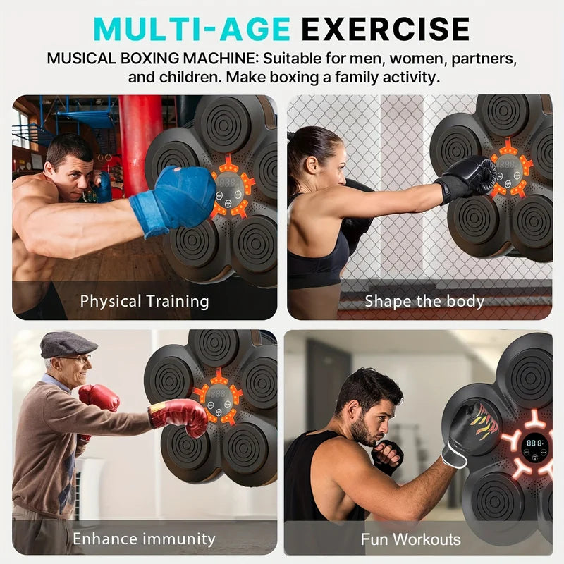 Intelligent Music Boxing Target - Electronic Machine for Home Training