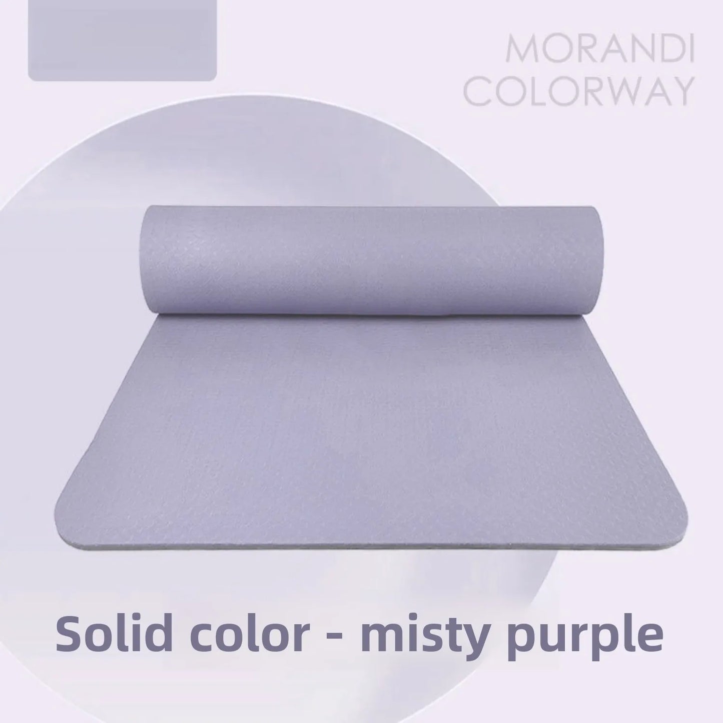 Extra Thick TPE Yoga Mat - Non Slip & Sweat Absorbent for Home Fitness