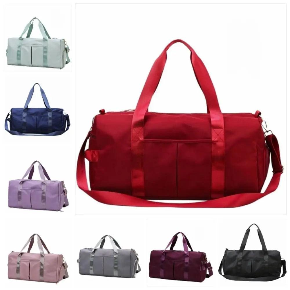 Oxford Nylon Duffle Bag with Shoe Compartment