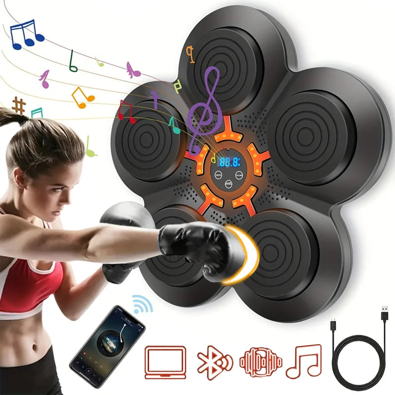 Intelligent Music Boxing Target - Electronic Machine for Home Training