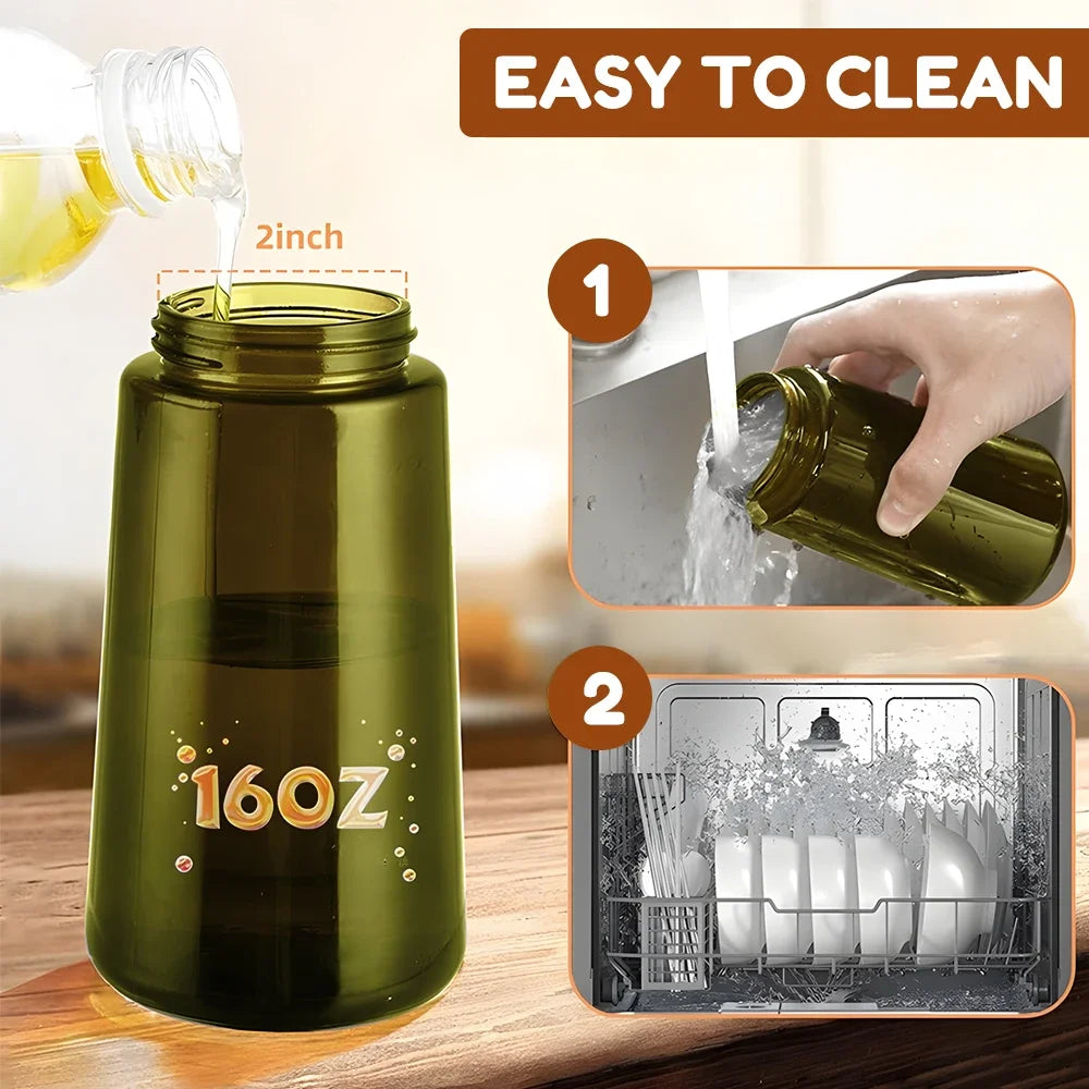 16oz Olive Oil Sprayer Bottle - Light-Blocking Dark Glass