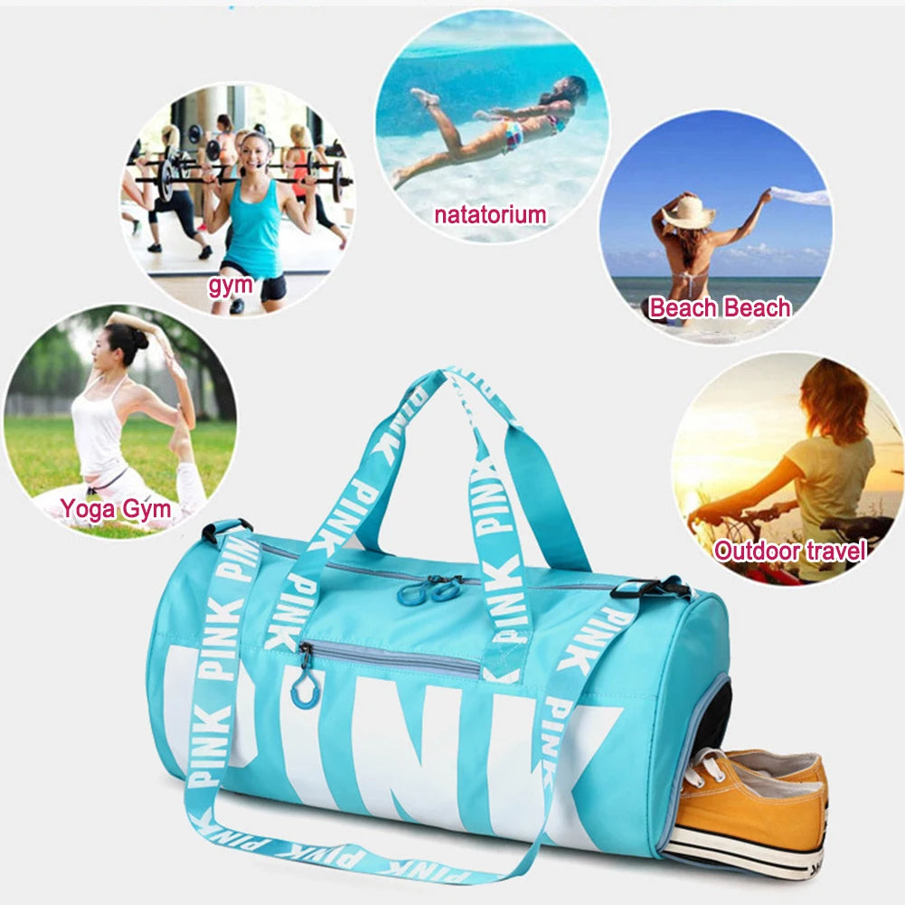 Portable Gym Bag with Wet Dry Separation