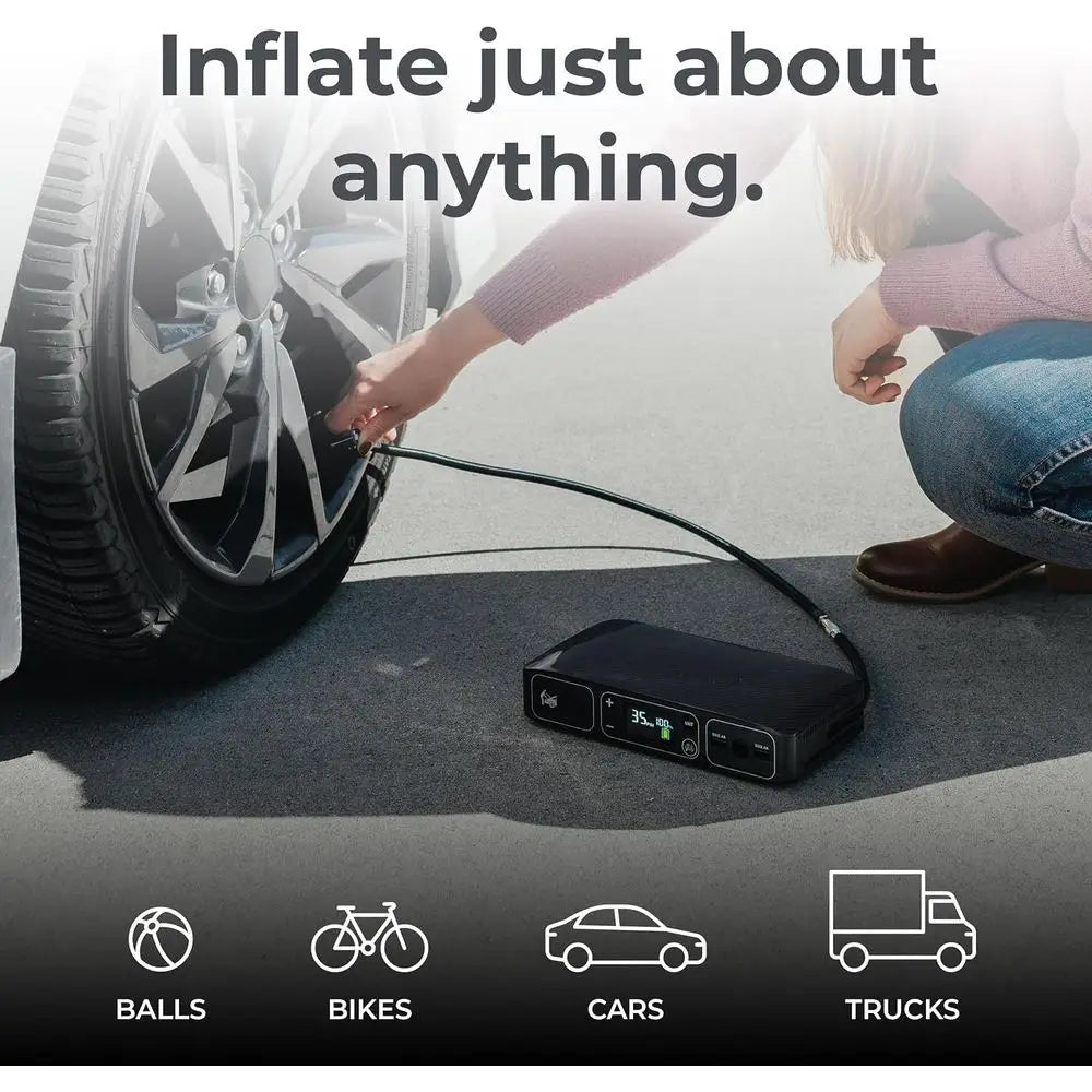 Car Jump Starter with Air Compressor - 100 PSI
