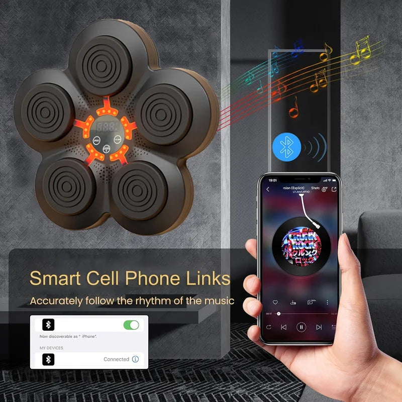 Intelligent Music Boxing Target - Electronic Machine for Home Training