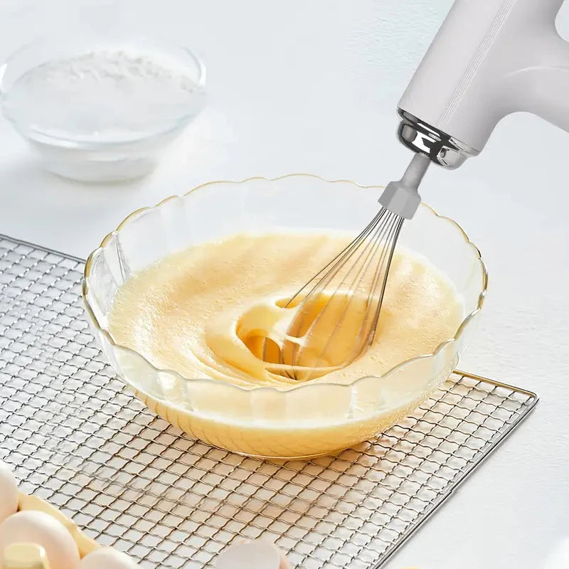 Wireless Mini Egg Beater - USB Handheld Mixer for Cakes & Cream