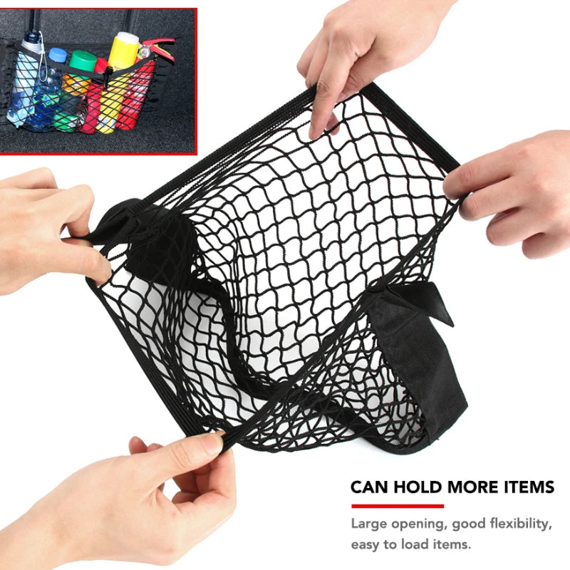Car Trunk Organizer - Mesh Storage Bag