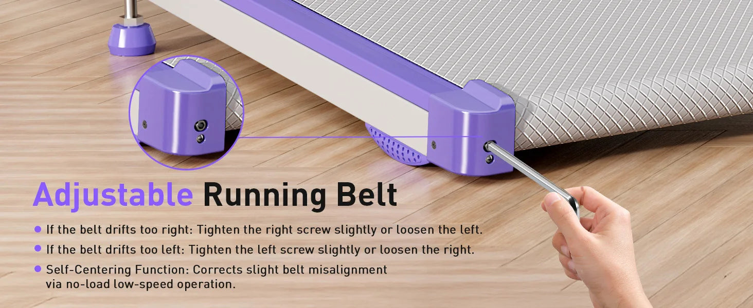 Folding Walking Pad with Incline & RGB Light