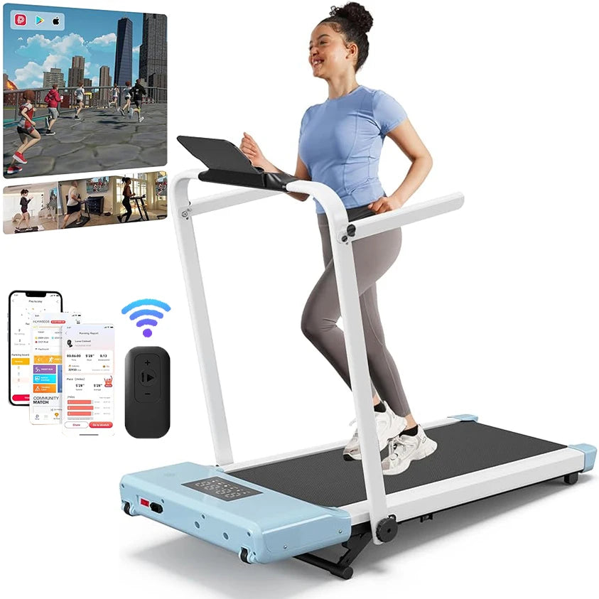 Under-Desk Walking Pad with Incline